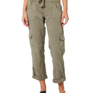 Rip Curl Almost Famous Ii Womens Full Cotton Cargo Pants Vetiver Vetiver