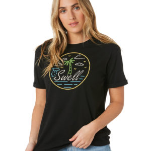 Swell Bonita Tee Washed Black