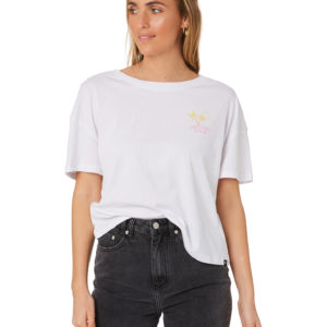 Hurley Double Tree Flouncy Tee White