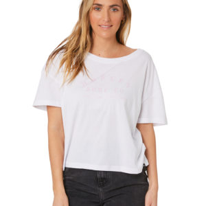 Hurley Lost Palm Flouncy Tee White