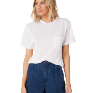 Rollas Womens Tomboy Tee White