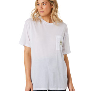 Stussy Graffiti Pocket Bf Tee White