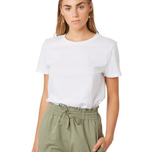 Volcom Womens Solid Organic Tee White