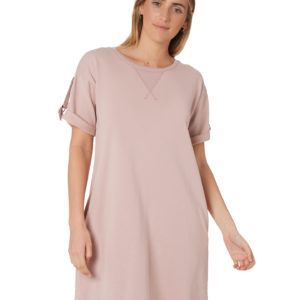 Rusty Womens Skipper Short Sleeve Dress Wood Rose Wood Rose