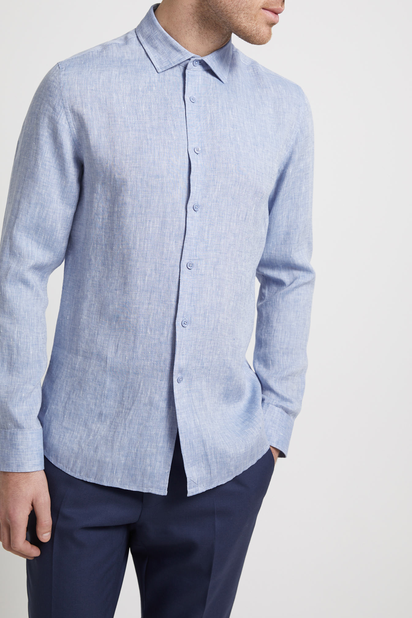 SABA Tapered Maccondo European Linen Shirt