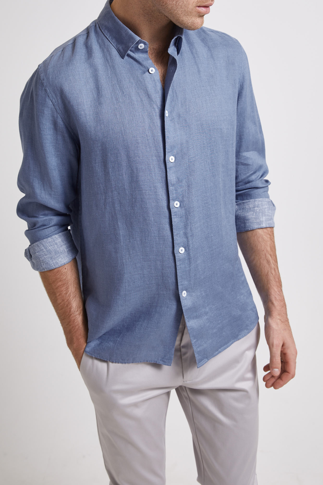 SABA Smith Linen Printed Shirt