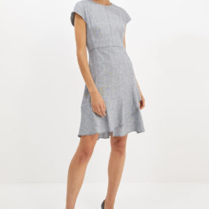 SABA Heidi Check Mini Dress