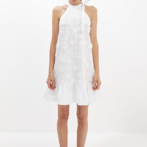 SABA Daisy Embroidered Mini Dress