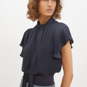 SABA Lillian Tie Neck Top