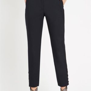Sass & Bide Vertical Horizon Tailored High Waist Pant Navy