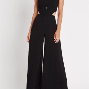 Sass & Bide Heat Wave Cut Out Jumpsuit Black