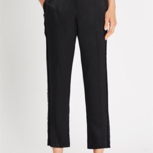 Sass & Bide The Waltz Pant Relaxed Fit Tapered Trouser Black
