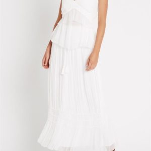 Sass & Bide Remix Wonder Top Halter Neck Cami Ivory