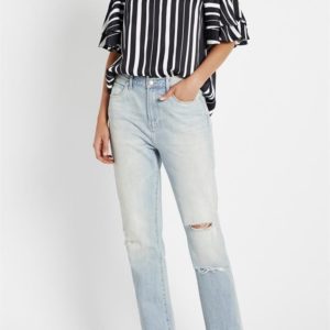 Sass & Bide #x20; chasing Stars Relaxed Off The Shoulder Top Stripe