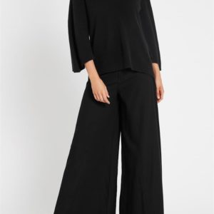 Sass & Bide The Sublime Top Boxy Statement Knit Black