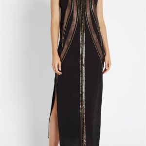 Sass & Bide Power Of One Embellished Tank Dress Black