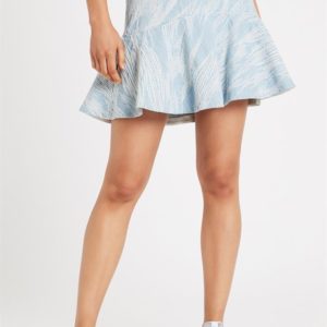 Sass & Bide Call Me Fit And Flare Mini Skirt Blue