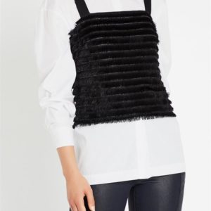 Sass & Bide The Waltz Fitted Cropped Cami Black