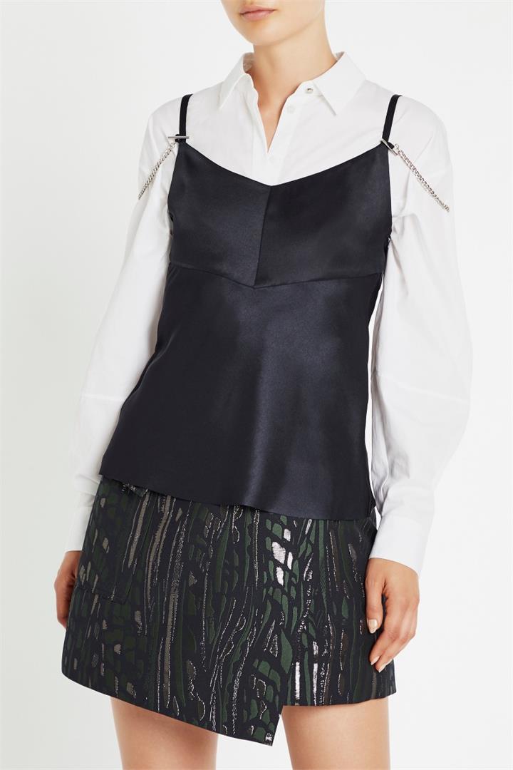 Sass & Bide Caress Top Fitted Cami French Navy