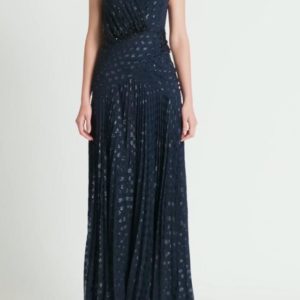 Sass & Bide Night Fever Maxi Dress With A-Line Skirt Navy