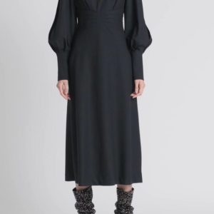 Sass & Bide Wildest Moments Midi Dress Navy