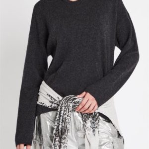 Sass & Bide Higher Greats Cashmere Hoodie Charcoal