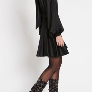 Sass & Bide Eternal Sunshine High Neck Mini Dress Black