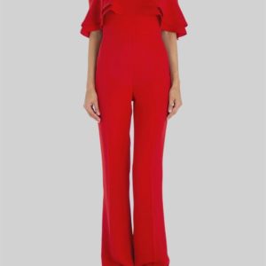 Carla Zampatti Ruby Crepe La Vie Boheme Jumpsuit