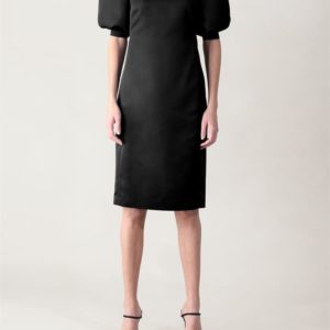 Carla Zampatti Black Taffeta Parisian Chic Chemise