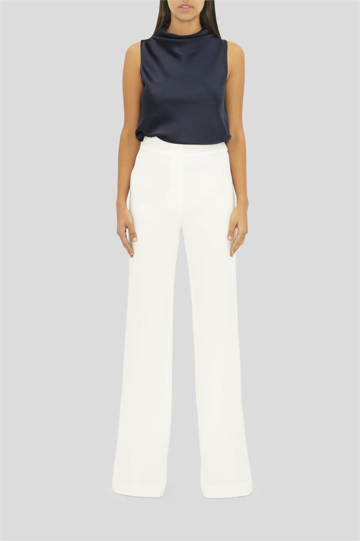 Carla Zampatti The White Fluid Pant