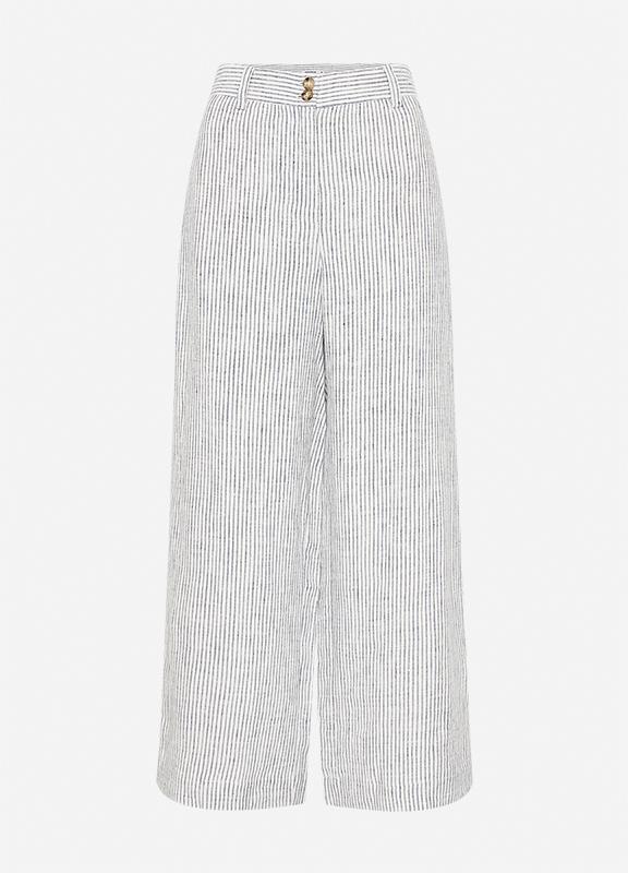 Marcs Railroad Stripe Linen Culotte