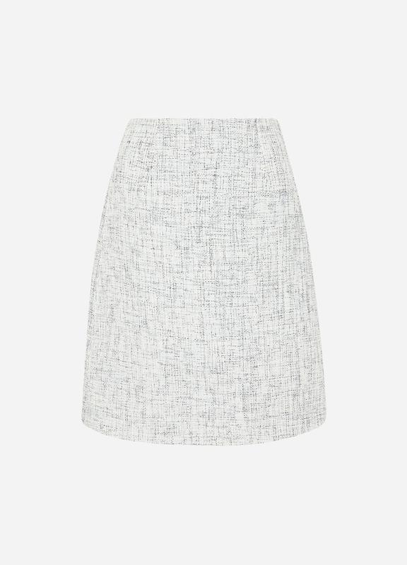 Marcs Neutral Tweed Skirt