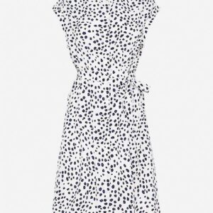 Marcs Leopard Silk Shirt Dress