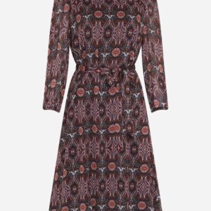 Marcs Mosaic Viscose Gorgette Dress