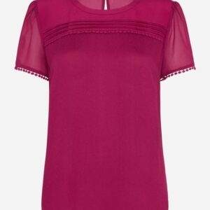 Marcs Raspberry Viscose Top