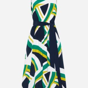 Marcs Crazy Stripe Silk Dress