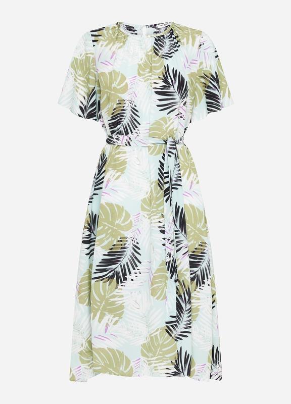 Marcs Leafy Views Silk Dress