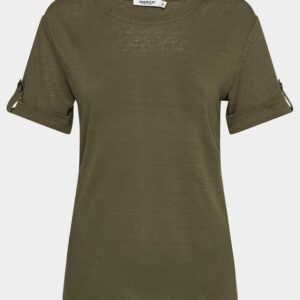 Marcs Linen Cuff Detail Tee