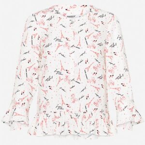 Marcs A Day In Paris Silk Mix Blouse