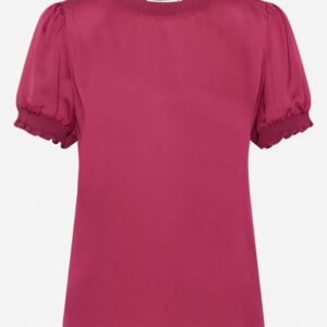 Marcs Viscose Top With Knit Trim