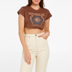 Wrangler Lunar Phase Baby Crop Tee